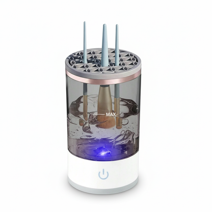 USB Plug Portable Electric Makeup Brush Cleaner with Rubber Makeup Machine Electric USB Quick Cleaner Cleaning Brush Collar Brus